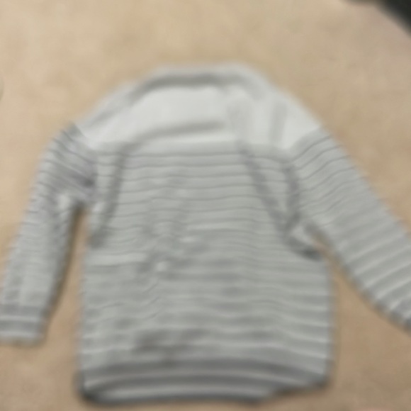 J Crew gray black stripe sweater - Picture 6 of 6